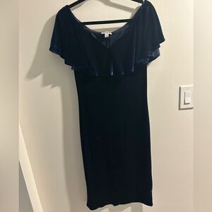 Unique Vintage Deep Blue Dress XL